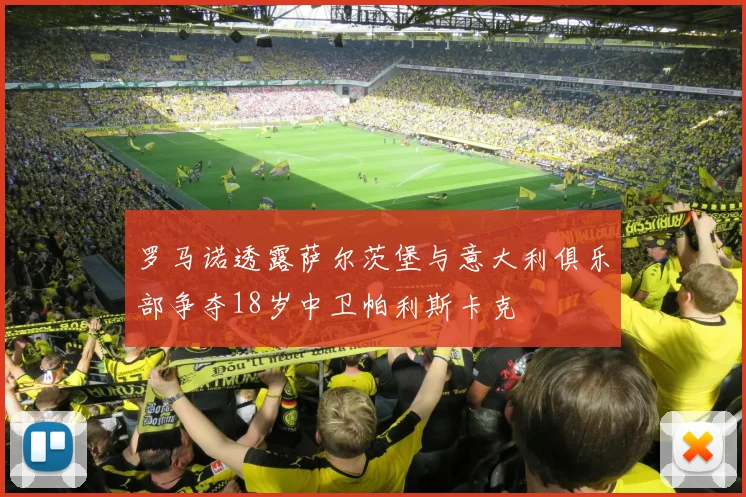 罗马诺透露萨尔茨堡与意大利俱乐部争夺18岁中卫帕利斯卡克