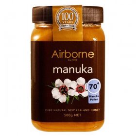 Mật Ong Manuka 70+ New Zealand Airborne Honey Ltd 500g