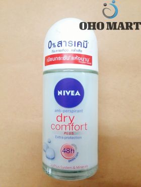 Lăn Khử Mùi Nivea Dry Comfort 48H Thailand 50ml